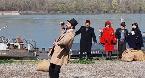 Студентът, който се превъплъти в образа на Ангел Кънчев в годишнината от смъртта му: Тази саможертва трябва да я помним и да я отбелязваме всяка година