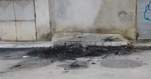 Подпалвач превърна кола във вторични суровини