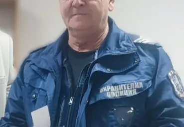 Николай Русанов от полицията в Русе с почетен знак на МВР за 39 години безукорна служба