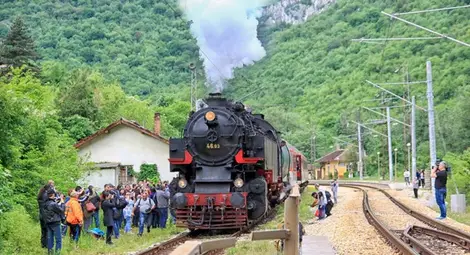 Парният локомотив Баба Меца ще пътува за Лазаровден и Цветница Парният локомотив Баба Меца ще пътува за Лазаровден и Цветница