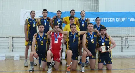 Студентите вицешампиони на държавно по волейбол
