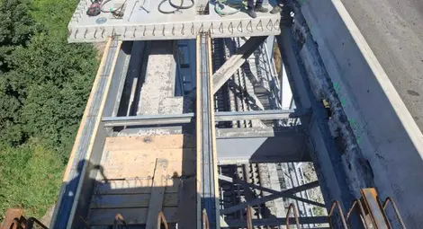 92 стоманобетонни панели са монтирани в участъка в ремонт на Дунав мост при Русе