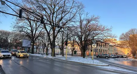 Пътната обстановка в Русе е спокойна, движението се осъществява без затруднения