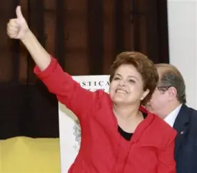 Дилма Русеф спечели първия тур на изборите в Бразилия, ще има балотаж