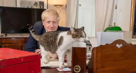 С Борис Джонсън. 