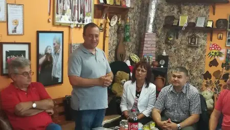 Водачът на листата за народни представители на БСП в Русе се срещна с членове на клуб &bdquo;Надежда&rdquo;
