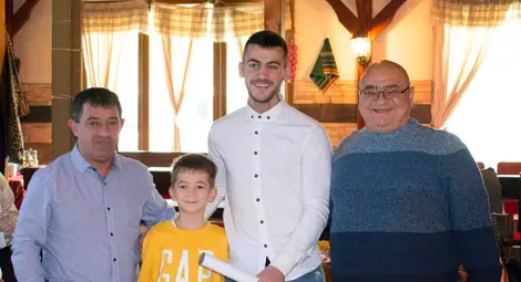 Ангел Русев е най-добрият състезател за 2019 година на Тежкоатлетически спортен клуб "Русе"