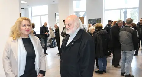 Хрисанд Хрисандов с Гргана Рахнева.                       Снимка: ОА