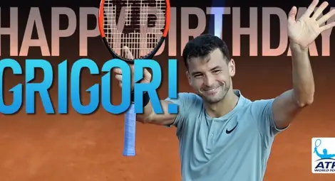 Григор Димитров празнува рожден ден днес