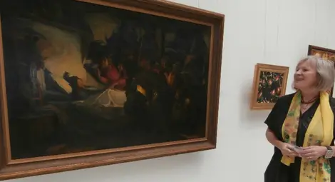 Галерията показва и &bdquo;своя&ldquo;  картина на Георги Машев