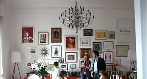 Галерия вкъщи или как една стена може да промени изцяло дома