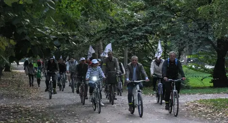 40 ентусиасти се включиха в есенното велошествие