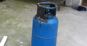 Кухня остана без стена след взрив от газов котлон