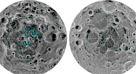 НАСА откри воден лед на повърхността на Луната