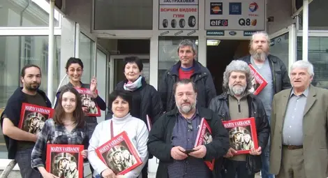 Художниците, участвали в пленера. 					     