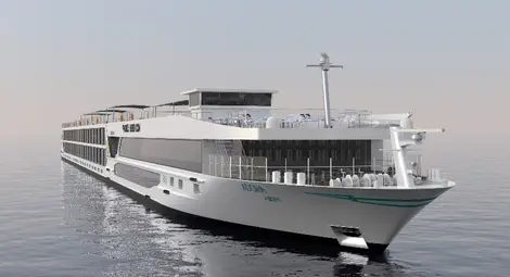 Така ще изглежда новият кораб &bdquo;Адора&ldquo;, който се строи в холандска корабостроителница.