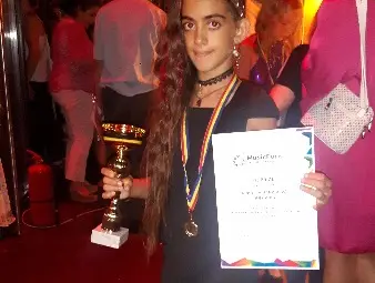 9-годишната Кристина от &bdquo;Слънце&ldquo; със златен медал от международен конкурс