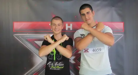 Внукът на мама Люси на кастинга на X Factor в Бургас