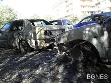 Три автомобила изгоряха в Благоевград 