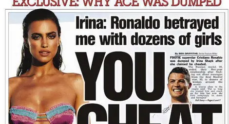 Ирина Шейк: Роналдо ме измами /галерия/