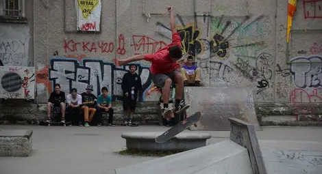 Скромно издание на скейт фестивала тази година