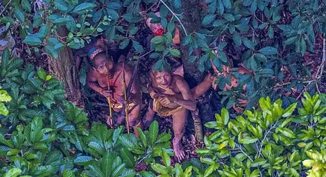 Фотограф засне едно от последните диви племена в джунглата на Амазонка