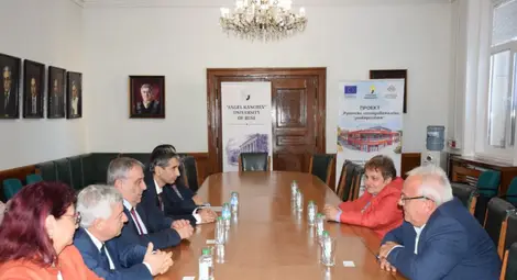 Русенският университет и Военна академия обсъдиха задълбочаване на съвместната учебна и научноизследователска работа