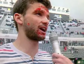 Григор „опита” от тортата на корта Григор „опита” от тортата на корта