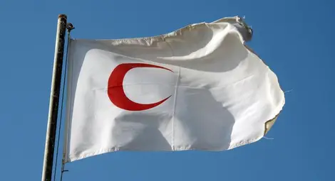 Символът на турския Червен полумесец Символът на турския Червен полумесец