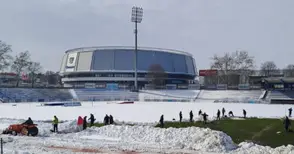 Сговорна дружина почисти терена  на Градския за мача срещу „Вихрен“