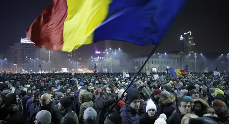Протести в Румъния срещу амнистирането на затворници
