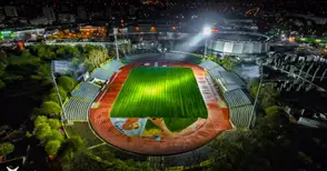 Проблем с прожекторите на Градския стадион