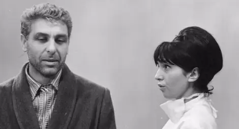 Апостол Карамитев и Доротея Тончева в &bdquo;Бялата стая&ldquo;.