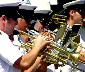 Оркестърът на флота свири за 135 години на ВМС