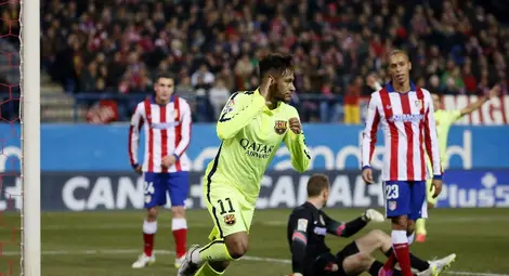 Барса пак победи Атлетико и е на 1/2-финал за Купата