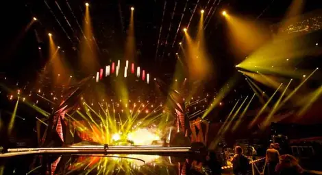 Сцената на Евровизия като сюжет на фантастичен филм Сцената на Евровизия като сюжет на фантастичен филм