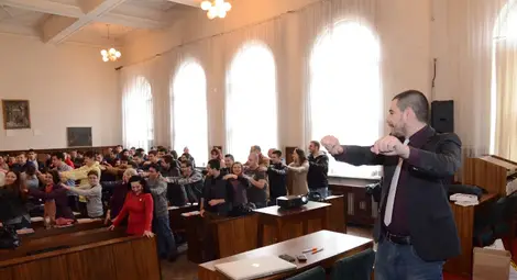 Походът на вдъхновителите гостува в Математическата