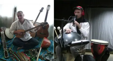 &bdquo;2 Mеn Orchestra&ldquo; рисува със звуци  &bdquo;Дунавски залез&ldquo;  на кея