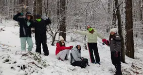 В снежни приключения се впуснаха  морските скаути от клуб „Приста“