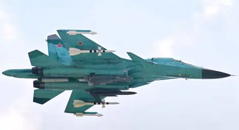 За първи път Су-34 излетя на бойна задача, зареден и с ракети "въздух-въздух"! За първи път Су-34 излетя на бойна задача, зареден и с ракети "въздух-въздух"!