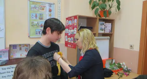 Победителят Василен Петков. 	           Снимка: СУ &bdquo;Иван Вазов&ldquo;