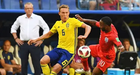 Англия намери място на полуфиналите след успех над Швеция