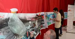 Младежи нарисуваха реката,  каквато /не/ искат да бъде