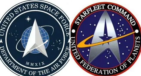 Новото лого на Космическите сили на САЩ се оказа копие на емблема от Стар Трек Новото лого на Космическите сили на САЩ се оказа копие на емблема от Стар Трек