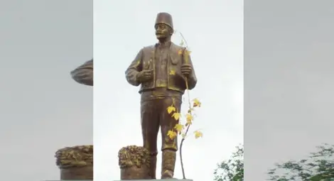 Едно украинско село даде български вид на монумента на съветския лидер. Снимка: Facebook, Болградская газета "Дружба"