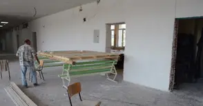 Напредва изграждането на езиковия център в Европейското училище