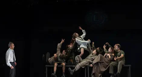 Сцена от "Крал Лир" Сцена от "Крал Лир"