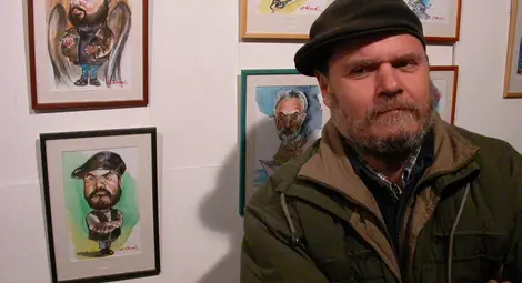 Господ внезапно повика Пламен Монев  - сигурно спешно му трябва художник