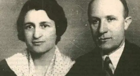 Ванче Михайлов и Менча Кърничева.