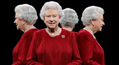 Четворен портрет на Кралица Елизабет II Четворен портрет на Кралица Елизабет II